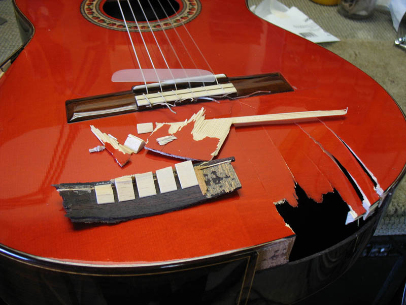 Restoration of Flamenco Guitar 2/6