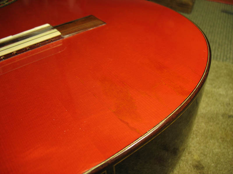 Restoration of Flamenco Guitar - after repair
