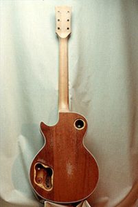 image of back of Gibson Les Paul