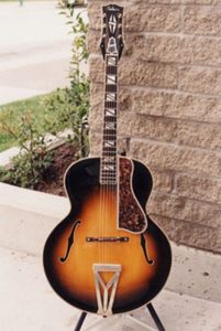 image of the repaired Gibson Super 400