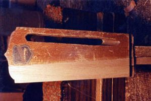 image of the shaped headstock