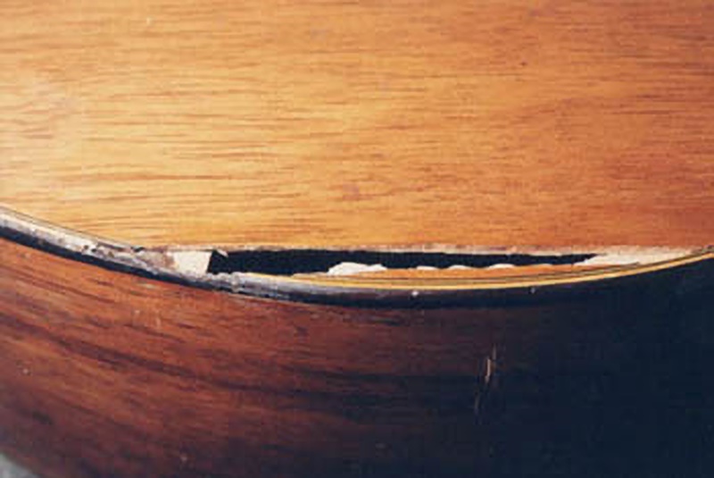 Damaged top and binding of Martin