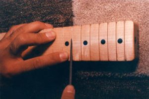 Re-cutting fret slots on Fender maple neck