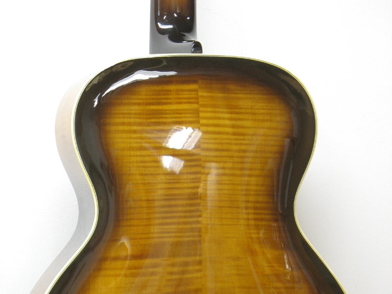 Finishing the archtop guitar body