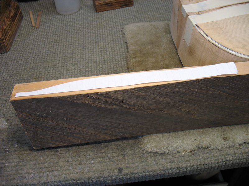 Creating a new section with the same curve as the original archtop curve